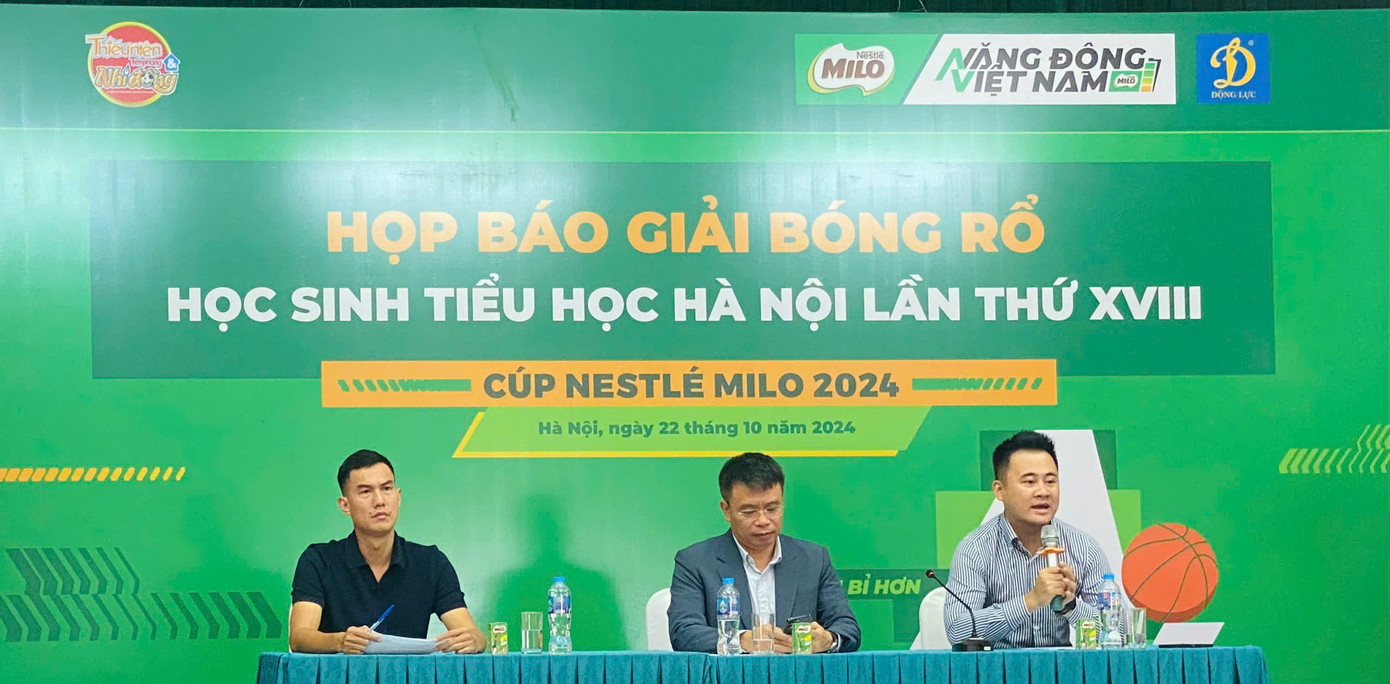 BTC thông tin về giải đấu. Ảnh: Hà An BTC thông tin về giải đấu. Ảnh: Hà An