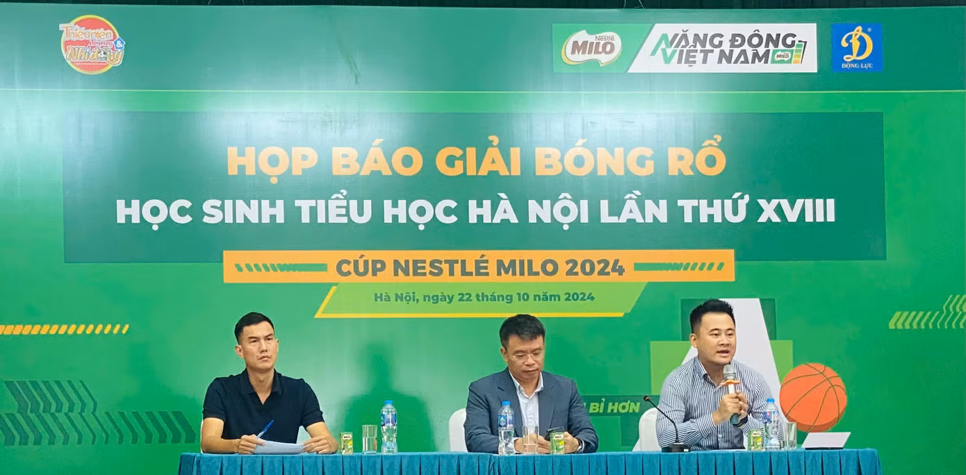 BTC thông tin về giải đấu. Ảnh: Hà An BTC thông tin về giải đấu. Ảnh: Hà An