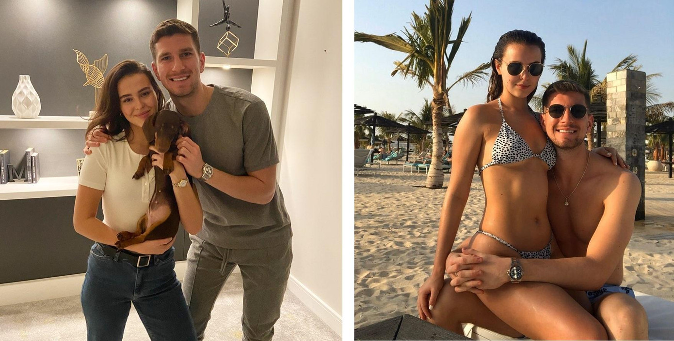 Jodie Franciss, bạn gái của trung vệ Chris Mepham.