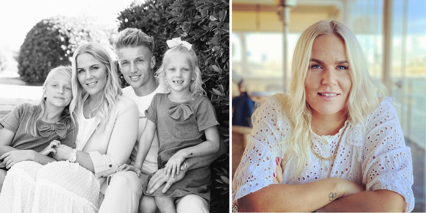 Mie Wass, vợ của tiền vệ Daniel Wass. Cặp đôi có với nhau 2 con gái.