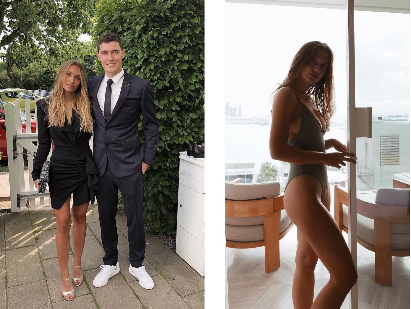 Katrine Friis, bạn gái của trung vệ Andreas Christensen.