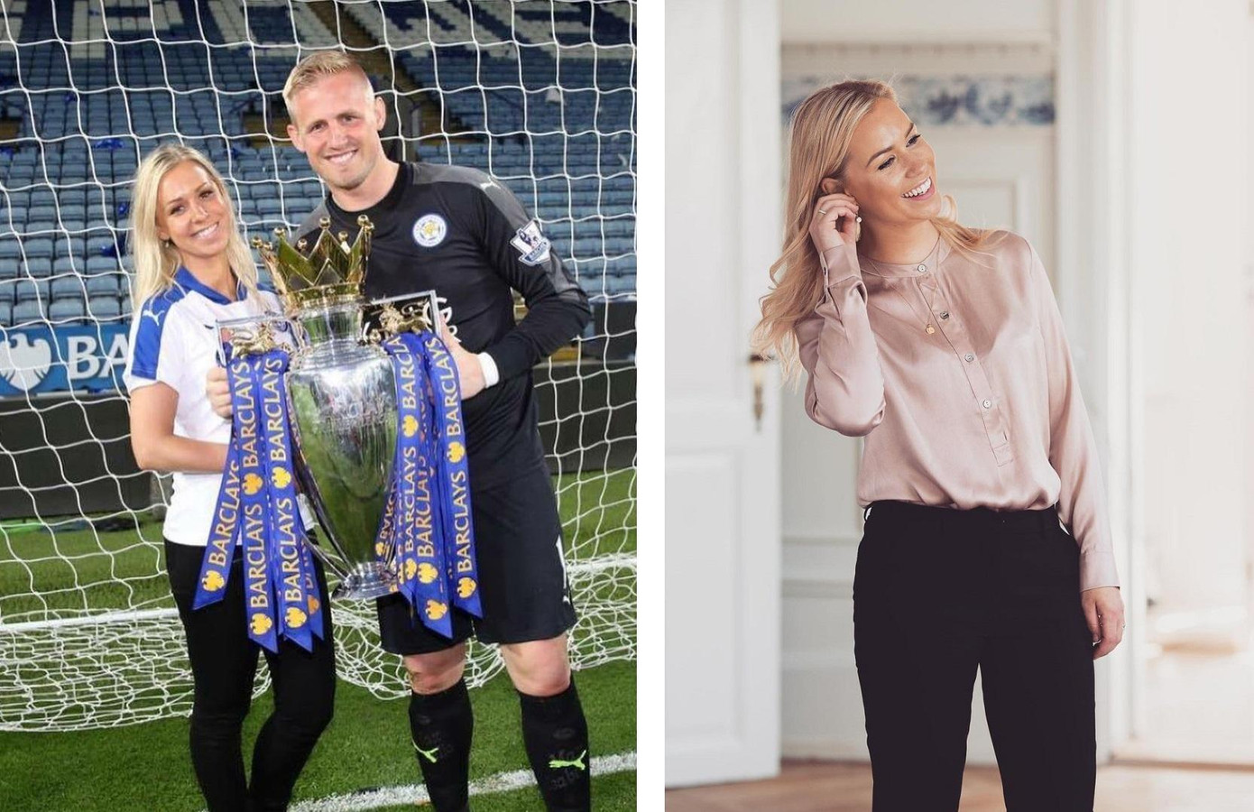 Stine Gyldenbrand, vợ của thủ môn Kasper Schmeichel. Cặp đôi kết hôn năm 2015 và có hai con, một nam và một nữ. Stine làm công việc nữ hộ sinh kiêm đồng sáng lập của Fodboldfonden – tổ chức gây quỹ hỗ trợ phát triển tài năng bóng đá nhí.