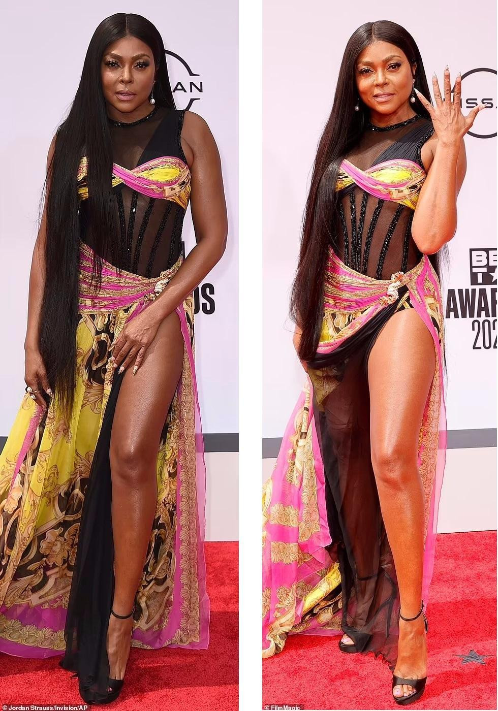 Khó có thể tin nữ diễn viên Taraji P. Henson đã 50 tuổi. Đôi chân dài nuột miên man khiến người nhìn không thể rời mắt.