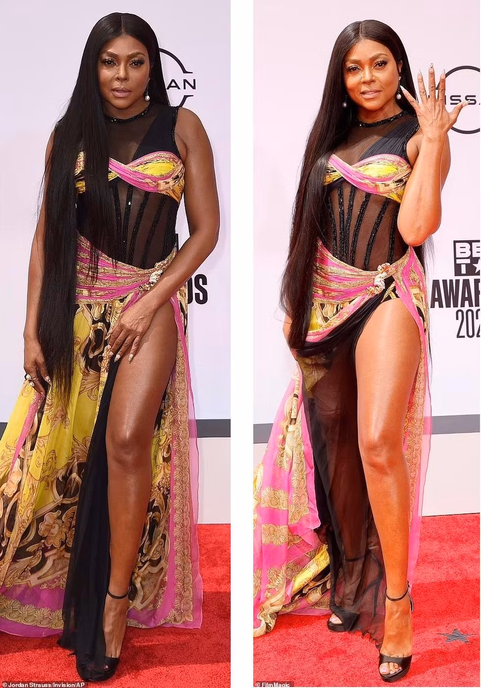 Khó có thể tin nữ diễn viên Taraji P. Henson đã 50 tuổi. Đôi chân dài nuột miên man khiến người nhìn không thể rời mắt.
