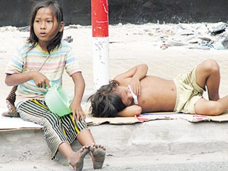 Trẻ em đường phố. Ảnh minh họa. Trẻ em đường phố. Ảnh minh họa