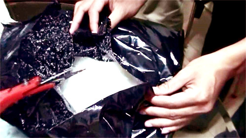 Ma túy dạng đá thu giữ trong va-li của Tiên