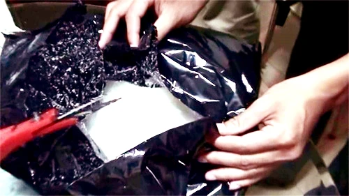 Ma túy dạng đá thu giữ trong va-li của Tiên