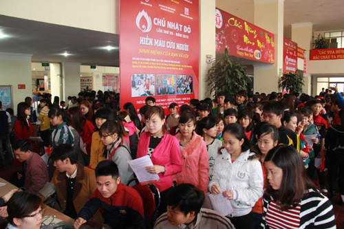 Chủ nhật Đỏ tiếp nhận 9.116 đơn vị máu ảnh 1