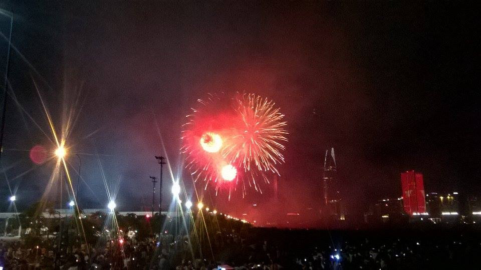 Pháo hoa rực sáng mừng Tết Độc lập ảnh 27