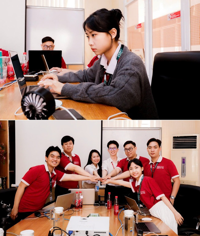 Sự tập trung vào năng suất làm việc nhóm đã giúp đội Dongry Corporation, ĐH Duy Tân giành chiến thắng cao nhất