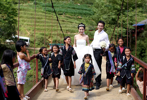 Ảnh cưới độc đáo của Thùy Lâm - Anh Tuấn