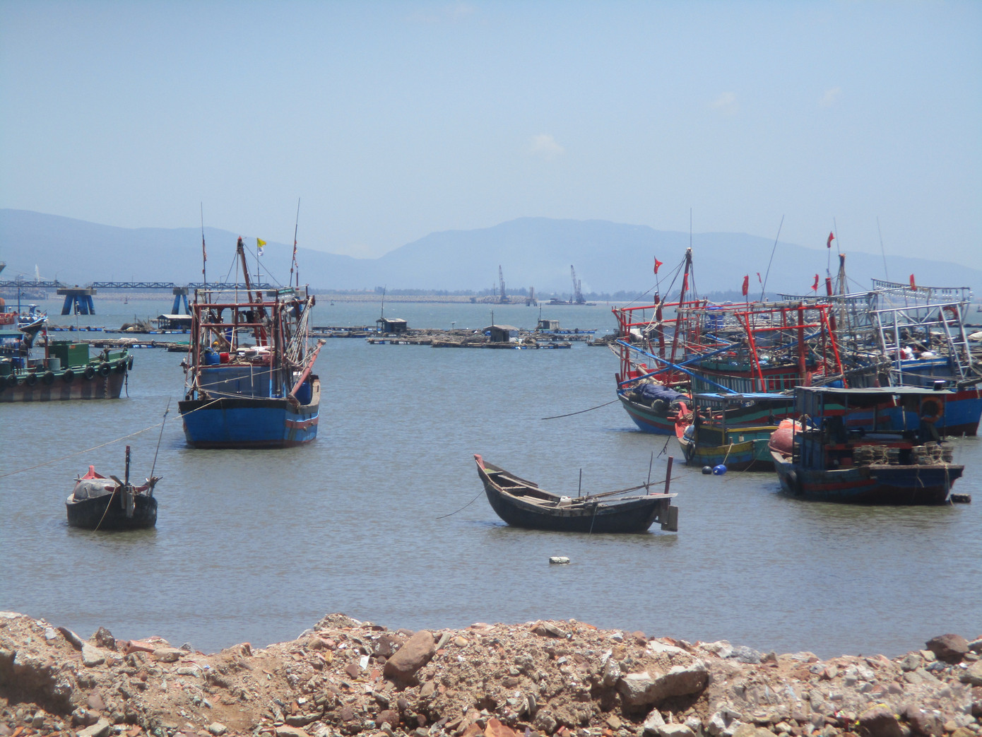 Một góc khu vực xã đảo Nghi Sơn