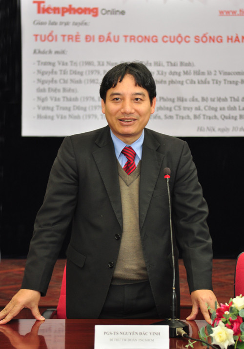 PGS.TS Nguyễn Đắc Vinh - Bí thư T.W Đoàn TNCS Hồ Chí Minh.