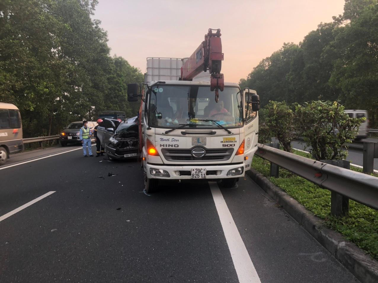 Hiện trường vụ tai nạn.