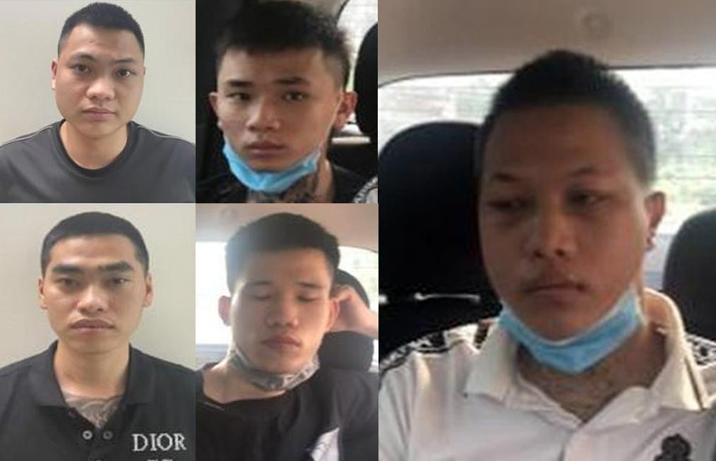 Nhóm đối tượng bị khởi tố.