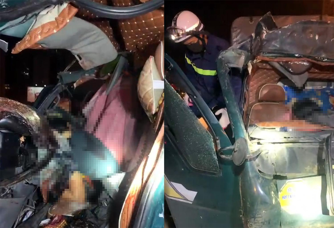 Hiện trường vụ tai nạn.