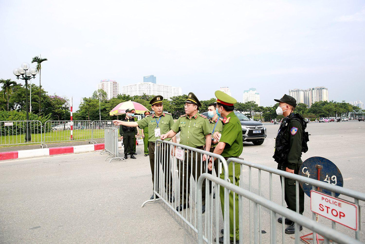 Khu vực Sân vận động Mỹ Đình.