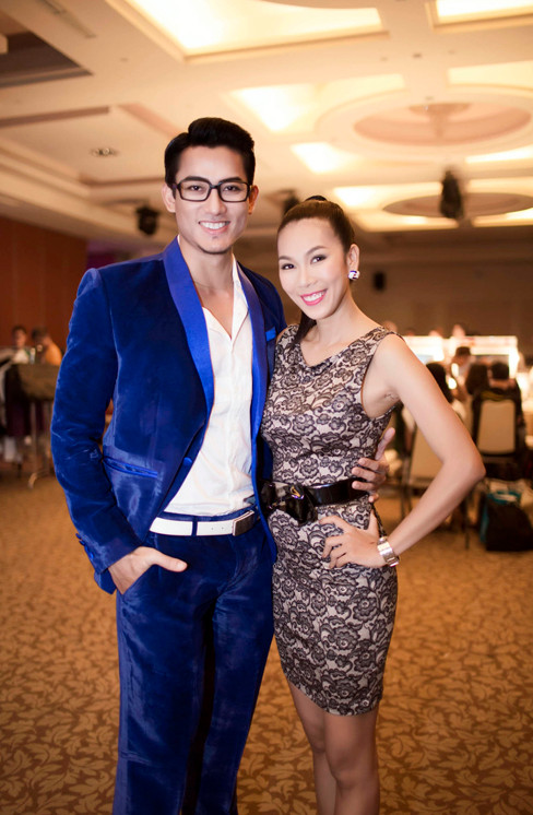 Trung Cương và Khánh Ngọc trong hậu trường