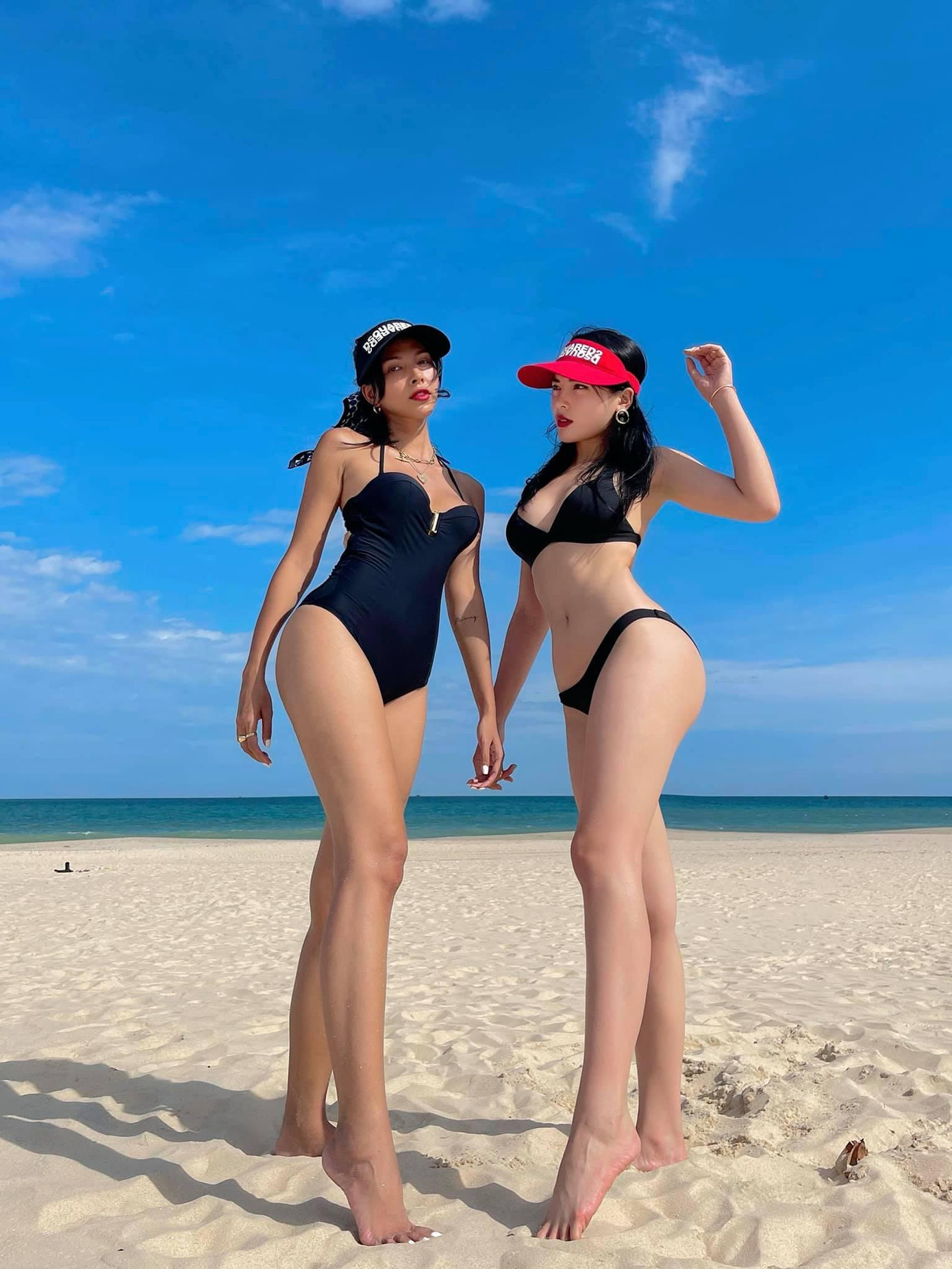 Nhan sắc quyến rũ của Kỳ Duyên và Minh Triệu khiến khán giả xuýt xoa.