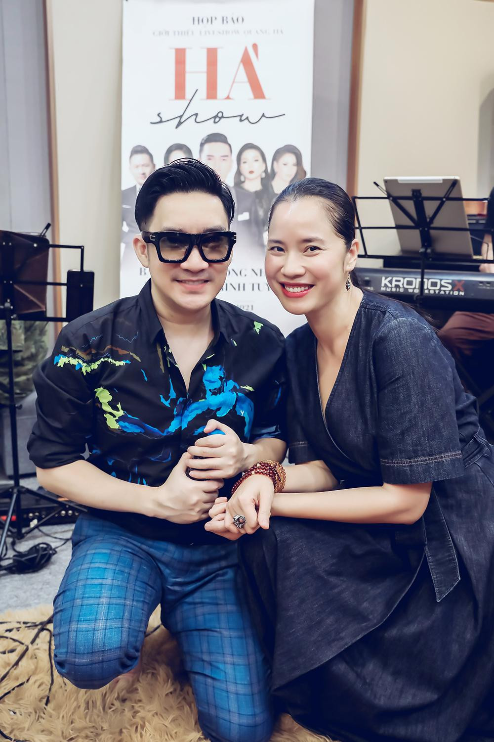 Ngô Thúy Hà và Quang Hà là bạn bè thân thiết từ nhỏ.