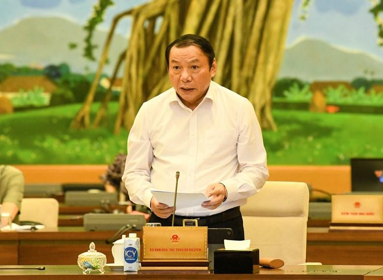 Bộ trưởng Bộ VHTT&amp;DL Nguyễn Văn Hùng