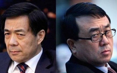 Bạc Hy Lai(trái) và Vương Lập Quân 