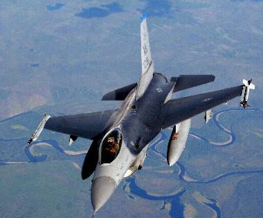 Máy bay chiến đấu F-16 của quân đội Mỹ. Máy bay chiến đấu F-16 của quân đội Mỹ