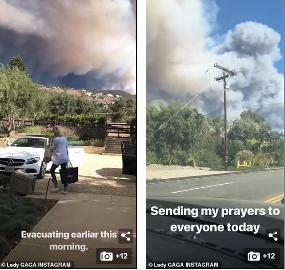 Loạt sao Hollywood sợ hãi, phải sơ tán vì cháy rừng ảnh 3