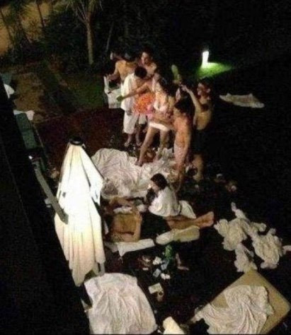 Quang cảnh một bữa tiệc. Ảnh: Ifeng