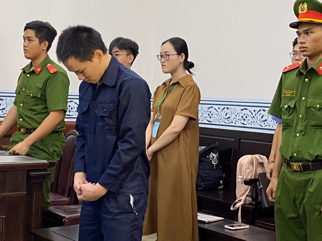 Bị cáo Nguyễn Thanh Tâm tại phiên tòa ngày 16/8.