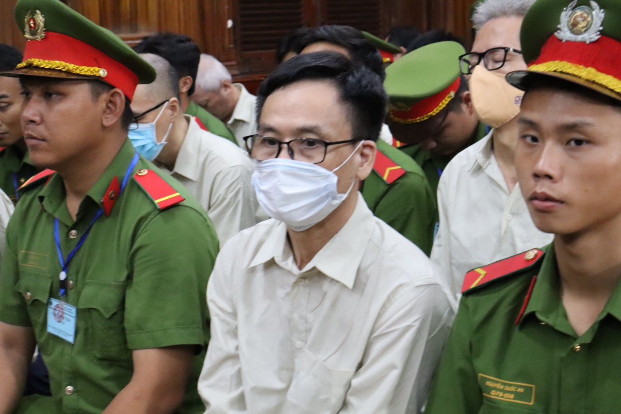 Cựu Cục trưởng Trần Kỳ Hình tại phiên tòa sáng nay 6/8. Ảnh: Tân Châu Cựu Cục trưởng Trần Kỳ Hình tại phiên tòa sáng nay 6/8. Ảnh: Tân Châu