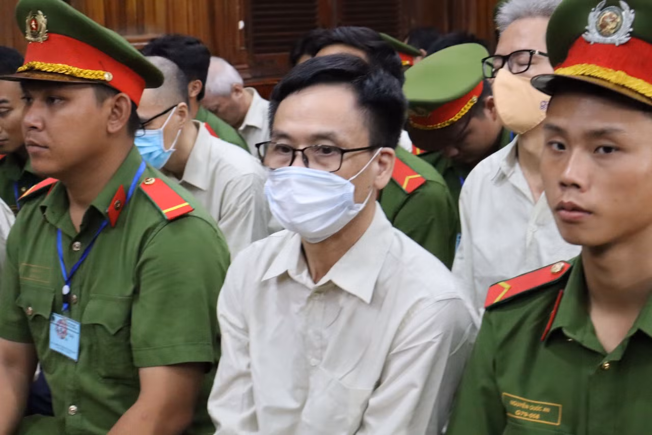 Cựu Cục trưởng Trần Kỳ Hình tại phiên tòa sáng nay 6/8. Ảnh: Tân Châu