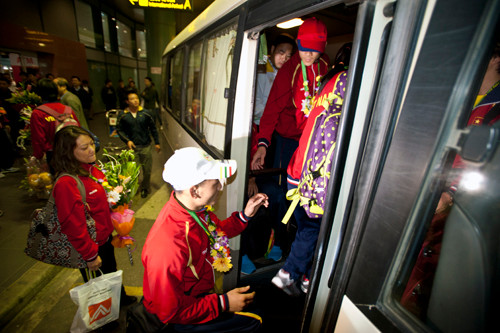 VĐV Dương Thúy Vi chia sẻ cô chỉ muốn nhanh về nhà để được ôm lấy bố mẹ. VĐV Dương Thúy Vi chia sẻ cô chỉ muốn nhanh về nhà để được ôm lấy bố mẹ