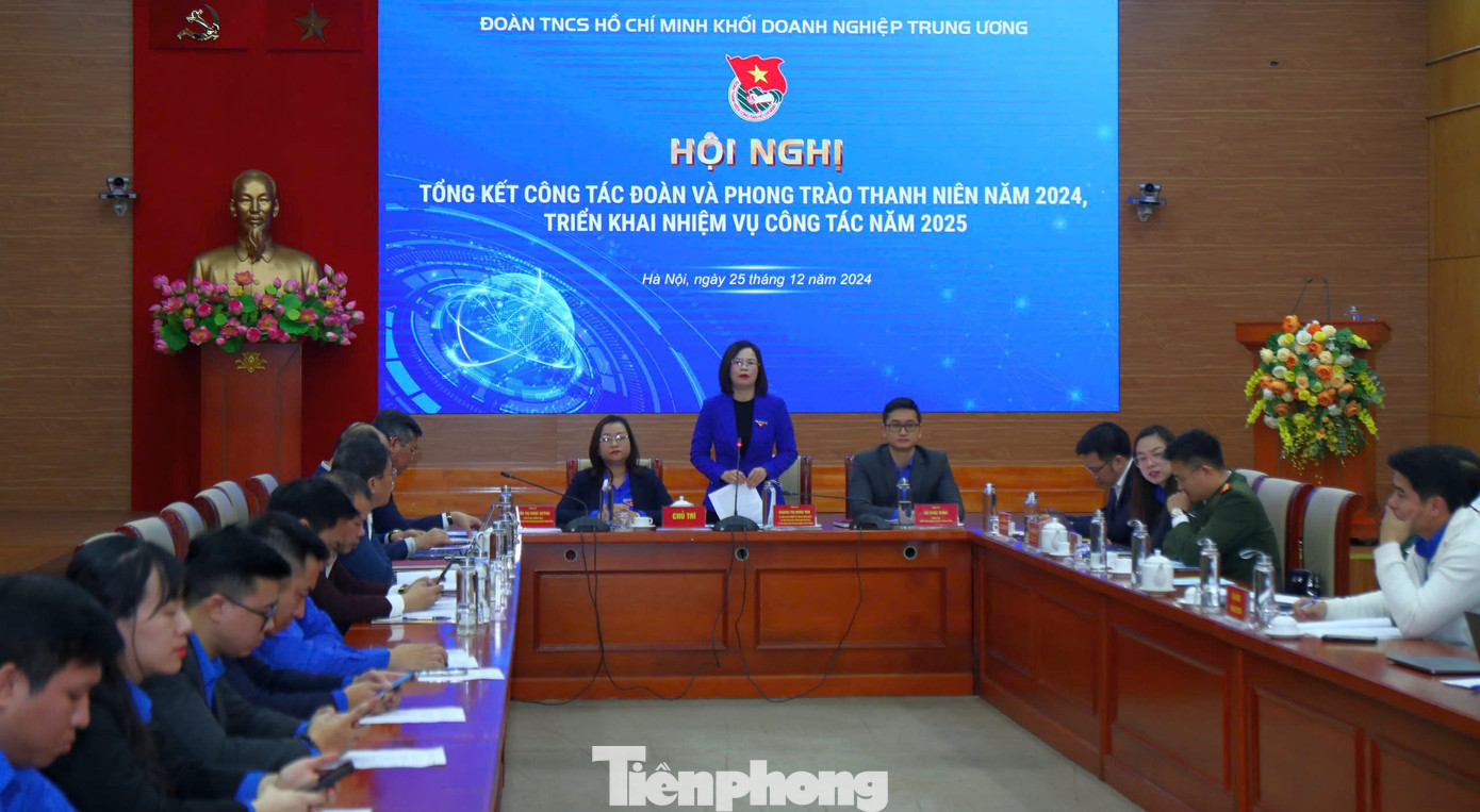 Hội nghị tổng kết công tác Đoàn và phong trào thanh niên năm 2024 của Đoàn Khối Doanh nghiệp T.Ư.