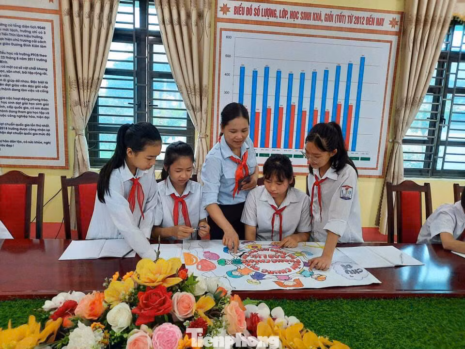 Nhiều hoạt động bổ ích được giáo viên Tổng phụ trách Đội Lê Lan Anh tổ chức nhằm nâng cao kiến thức, kỹ năng cho học sinh.