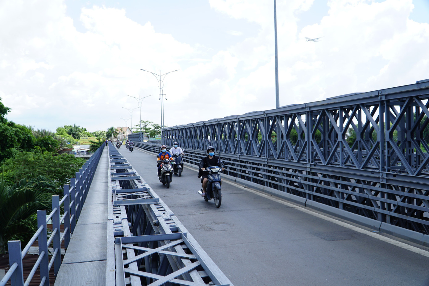 Từ 6h ngày 15/7 tới đây, các phương tiện sẽ được lưu thông qua cầu thép An Phú Đông.