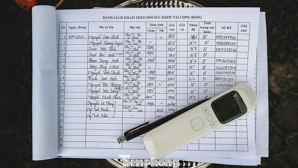 Những người đi vào đây sẽ phải khai báo y tế để đảm bảo an toàn.