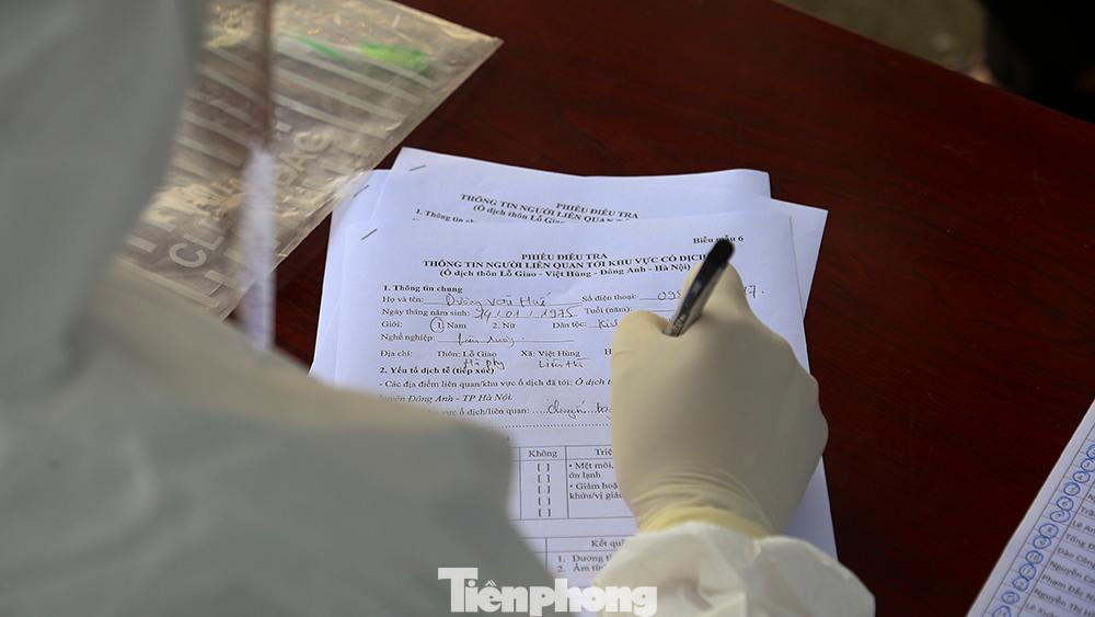 Thông tin, lịch trình của những người cách ly được ghi chép rõ ràng để theo dõi một cách chính xác nhất Thông tin, lịch trình của những người cách ly được ghi chép rõ ràng để theo dõi một cách chính xác nhất