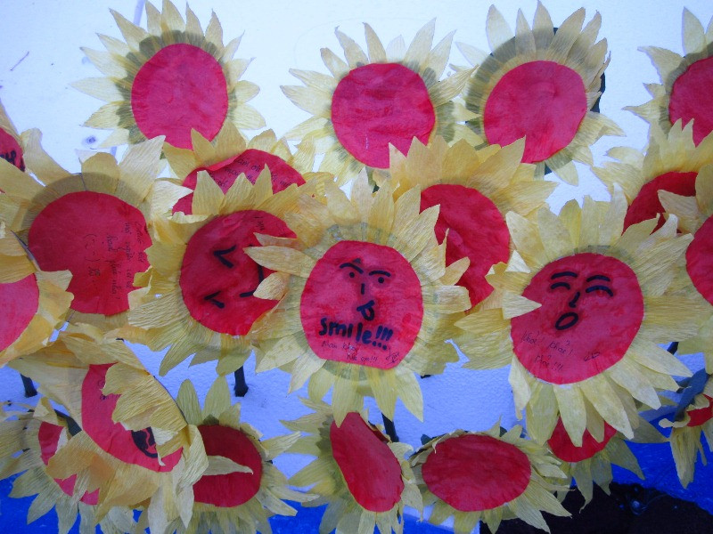 Mỗi bông hoa là một thông điệp gửi đến các bệnh nhi