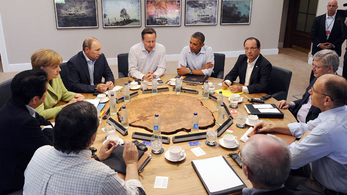 8 thành viên tham gia Hôi nghị thượng định G8 tại Bắc Ailen trong đó vấn đề Syria là điểm 