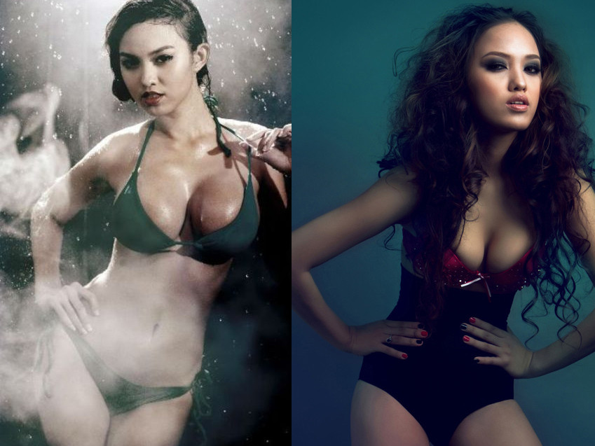 Hoàng Anh và những màn khoe ngực lộ liễu quen thuộc