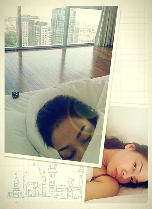 Thu Minh nũng nịu đòi ngủ nướng trong căn nhà mới tậu