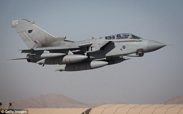 Tên lửa Brimstone có thể được phóng từ máy bay chiến đấu Tornado GR4. Ảnh: Getty Images