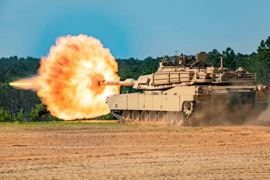 Xe tăng M1 Abrams là điển hình của thiết kế phương tiện chiến đấu chống tăng chủ lực thời chiến tranh Lạnh. Ảnh: Getty.