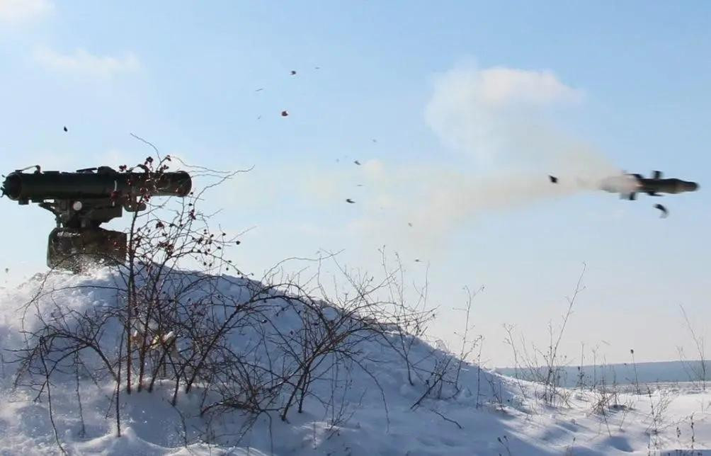 Stugna-P khai hỏa. Ảnh: Military Stugna-P khai hỏa. Ảnh: Military