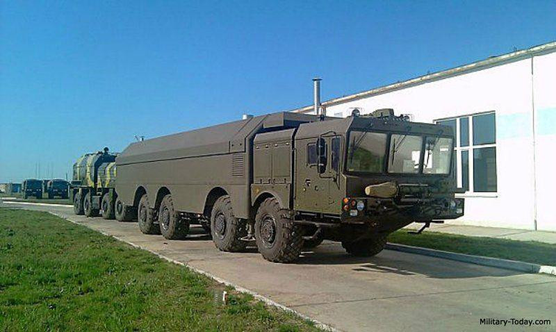 Xe phóng sử dụng khung gầm MZKT-7930 8×8. Ảnh: Military Xe phóng sử dụng khung gầm MZKT-7930 8×8. Ảnh: Military