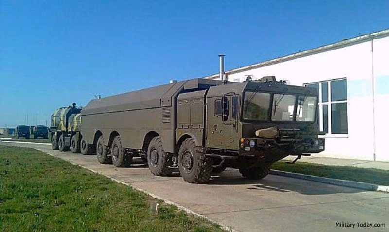 Xe phóng sử dụng khung gầm MZKT-7930 8×8. Ảnh: Military Xe phóng sử dụng khung gầm MZKT-7930 8×8. Ảnh: Military