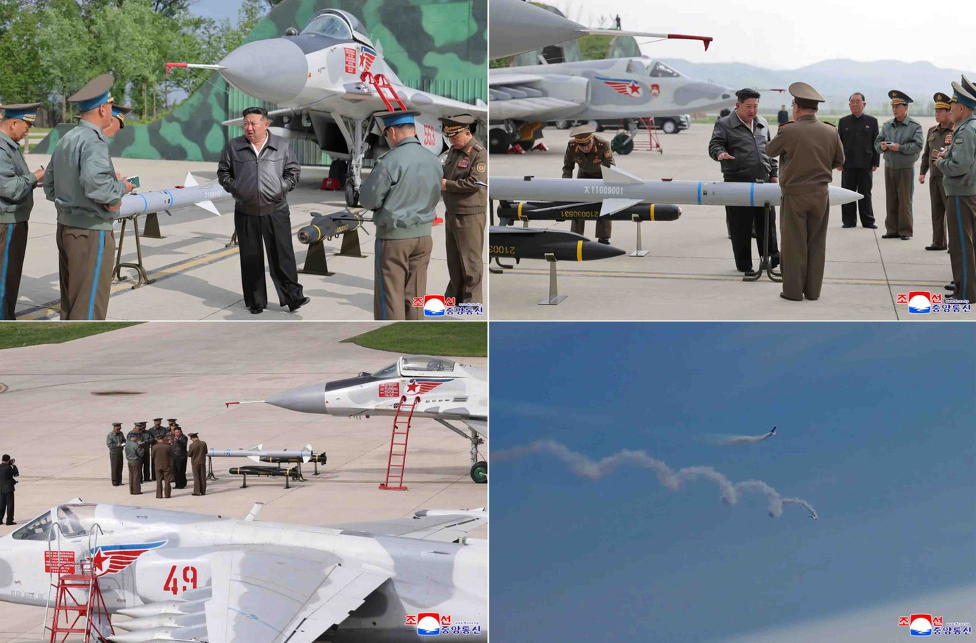 Nhà lãnh đạo Triều Tiên được giới thiệu về loại tên lửa mới. Nhà lãnh đạo Triều Tiên được giới thiệu về loại tên lửa mới.