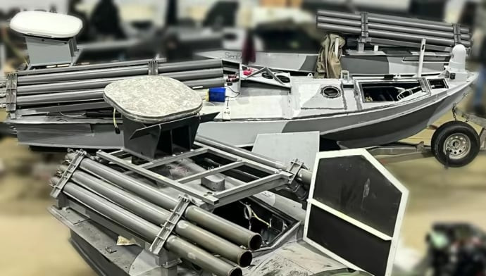 SBU chia sẻ những bức ảnh về cuộc thử nghiệm của Sea Baby.