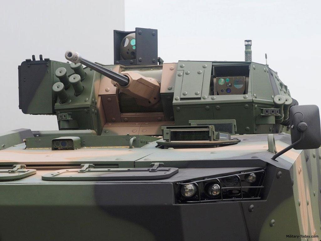 Xe được trang bị tháp pháo điều khiển từ xa cùng một khẩu pháo 30 mm. Ảnh: Military